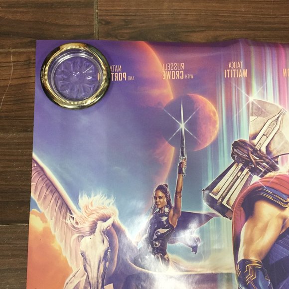 Thor Love and Thunder 27"x40" Authentic Theatre Movie Poster Advance DS Canada - Picture 15 of 16